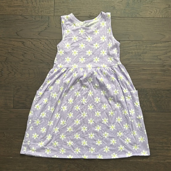 Wonder Nation, spring girls tank top play dresses w/ side pockets, size 10-12 - Picture 6 of 7